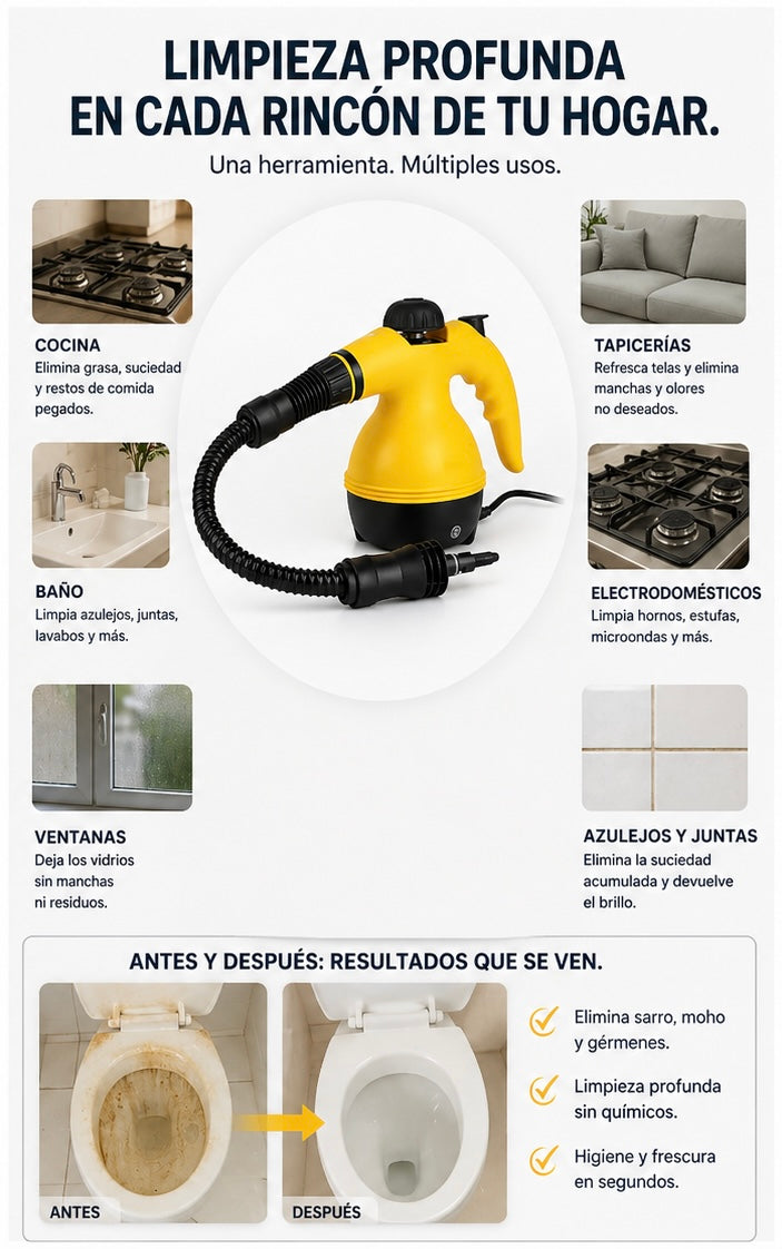 LIMPIADORA A VAPOR